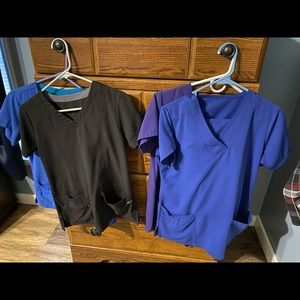 4 sets of Jockey scrubs Small petite